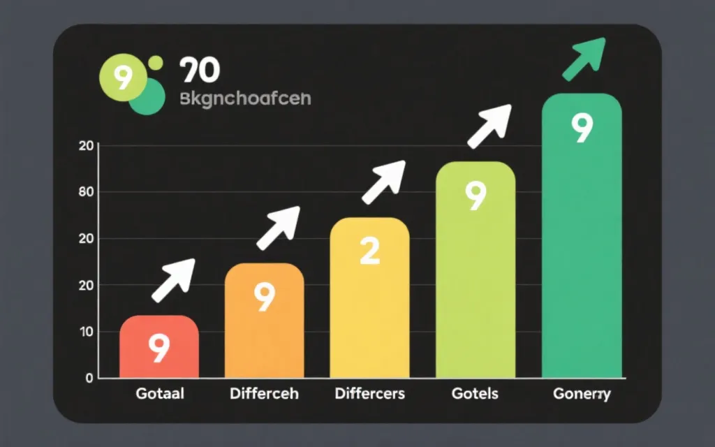 小组赛积分与净胜球推演的简洁信息图风格占位图